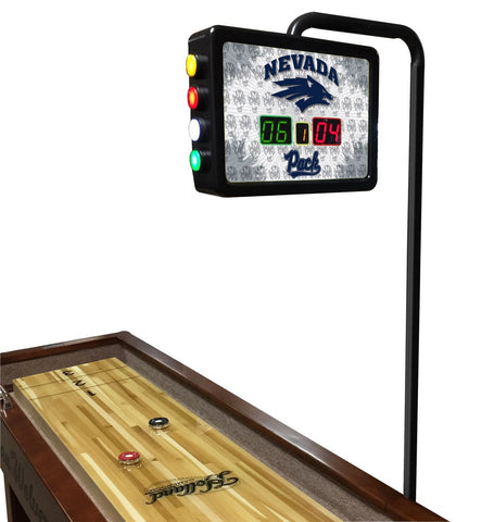 Nevada Wolf Pack Electronic Shuffleboard Table Scoreboard