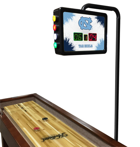 North Carolina Tar Heels Electronic Shuffleboard Table Scoreboard