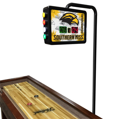 Southern Miss Golden Eagles Electronic Shuffleboard Table Scoreboard