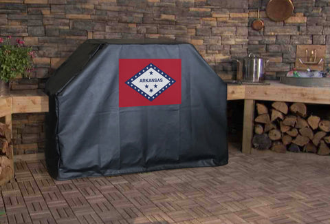 Arkansas State Flag Grill Cover