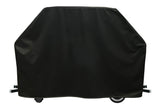 Plain Black Marine Grade Vinyl Grill Cover