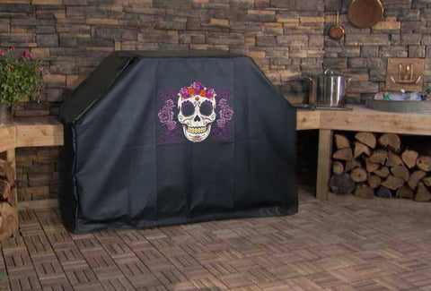 Sugar Skull Grill Cover
