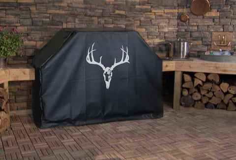 Deer Skull Bow Hunt Grill Cover