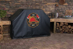 Fire Department Maltese Cross Badge Grill Cover
