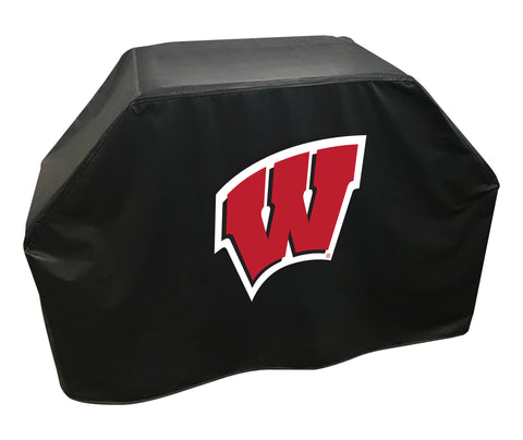 Wisconsin University W Script Logo BBQ Grill Cover