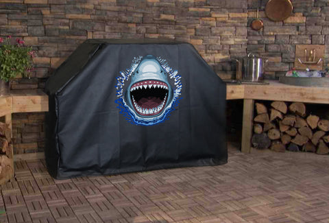 Great White Shark Jaws BBQ Grill Cover
