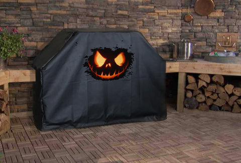 Halloween Pumpkin Grill Cover