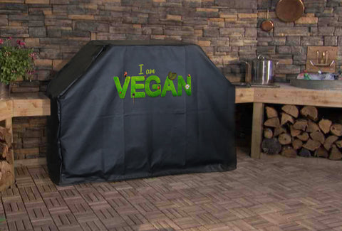 I am Vegan Grill Cover
