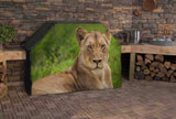 Lioness Resting Full BBQ Grill Cover