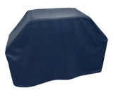 Plain Navy Marine Grade Vinyl Grill Cover