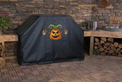 Pumpkin and Skulls Grill Cover