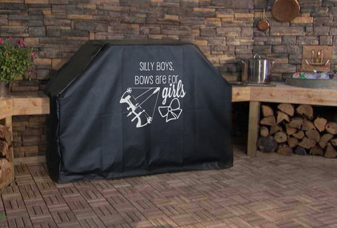 Silly Boys, Bows are for Girls Grill Cover