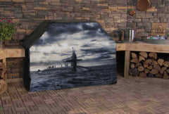 Surfaced Submarine Custom Grill Cover