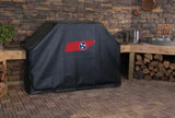 Tennessee State Outline Flag Grill Cover