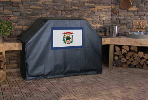 West Virginia State Flag Grill Cover