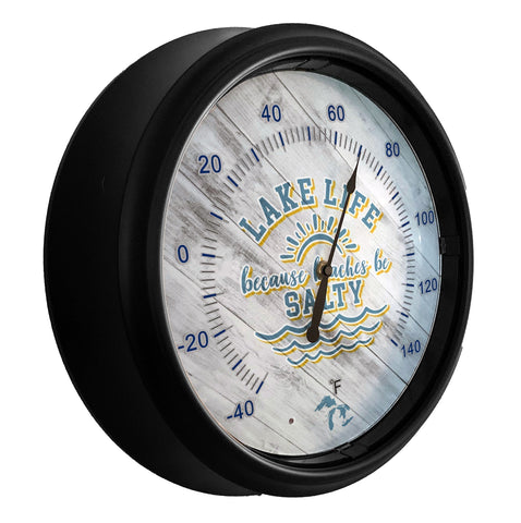 Minnesota Wild Logo LED Thermometer | LED Outdoor Thermometer
