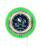 15" Notre Dame Fighting Irish Neon Clock