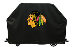 BBQ Grill Cover with Chicago Blackhawks Hockey Team Logo