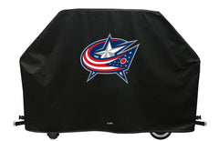 BBQ Grill Cover with Columbus Blue Jackets Hockey Team Logo