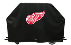 BBQ Grill Cover with Detroit Red Wings Hockey Team Logo
