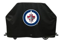 BBQ Grill Cover with Winnipeg Jets Hockey Team Logo