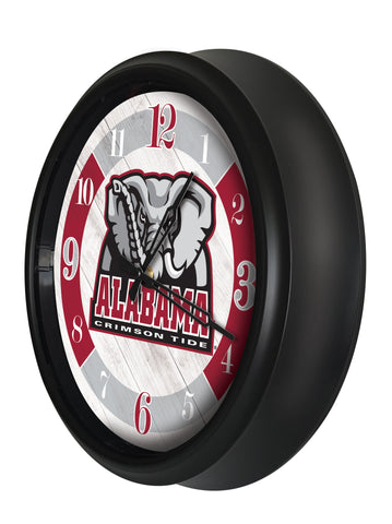 Alabama Elephant Logo LED Clock | LED Outdoor Clock
