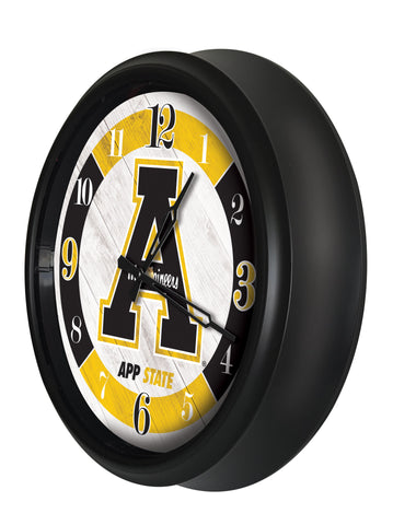 Appalachian State Mountaineers Logo LED Clock | LED Outdoor Clock