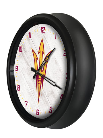 Arizona State Pitchfork Logo LED Clock | LED Outdoor Clock