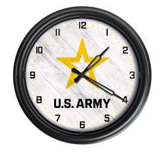 United States Army Officially Licensed Logo Indoor - Outdoor LED Wall Clock