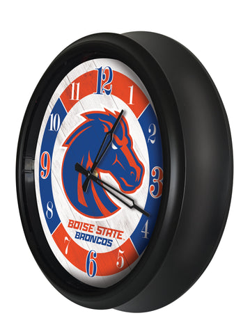 Boise State Broncos Logo LED Clock | LED Outdoor Clock