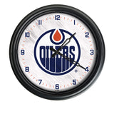 Edmonton Oilers Logo LED Clock | LED Outdoor Clock