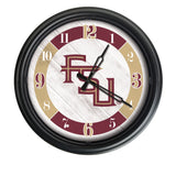 Florida State FS Script Logo LED Clock | LED Outdoor Clock