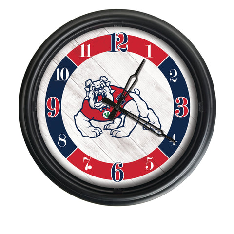 Fresno State Bulldogs Logo LED Clock | LED Outdoor Clock