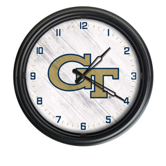 Georgia Tech Institute Logo LED Clock | GA Tech Yellow Jackets Logo LED Clock