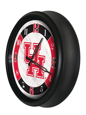 Houston Cougars Logo LED Clock | LED Outdoor Clock