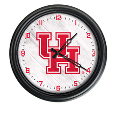 University of&nbsp;Houston Cougars Officially Licensed Logo Indoor - Outdoor LED Wall Clock