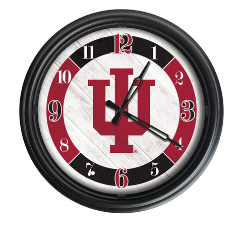Indiana Hoosiers Logo LED Clock | LED Outdoor Clock