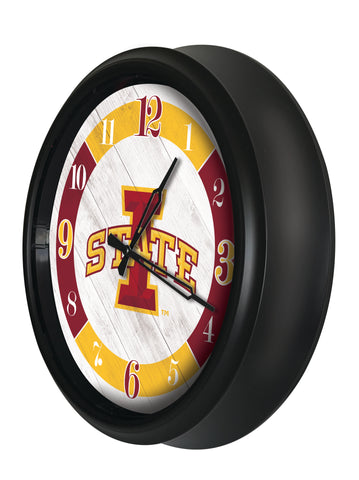 Iowa State Cyclones Logo LED Clock | LED Outdoor Clock