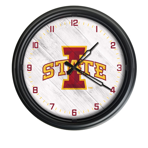 Iowa State Cyclones Logo LED Clock | LED Outdoor Clock