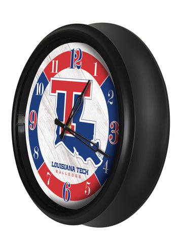 Louisiana Tech Bulldogs Logo LED Clock | LED Outdoor Clock