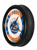 New York Mets Logo LED Clock | MLB LED Outdoor Clock