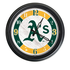Oakland Athletics Logo LED Clock | MLB LED Outdoor Clock