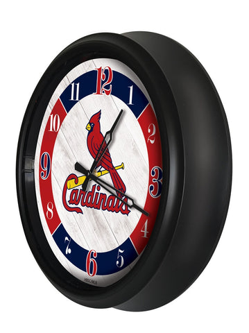 St. Louis Cardinals Logo LED Clock | MLB LED Outdoor Clock