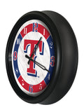 Texas Rangers Logo LED Clock | MLB LED Outdoor Clock