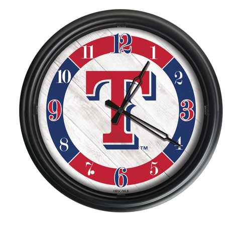 Texas Rangers Logo LED Clock | MLB LED Outdoor Clock