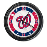 Washington Nationals Logo LED Clock | MLB LED Outdoor Clock