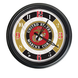 US Marine Corps Logo LED Clock | LED Outdoor Clock
