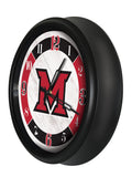 Miami of Ohio RedHawks Logo LED Clock | LED Outdoor Clock