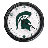 Michigan State Spartans Logo LED Clock | LED Outdoor Clock