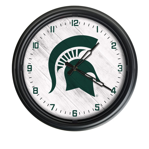 Michigan State Spartans Logo LED Clock | LED Outdoor Clock